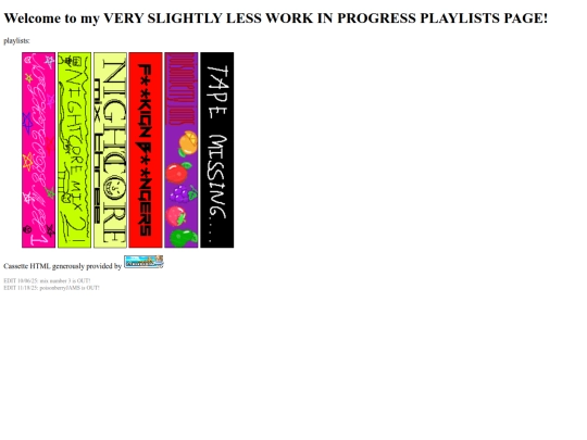 playlists/playlists screenshot