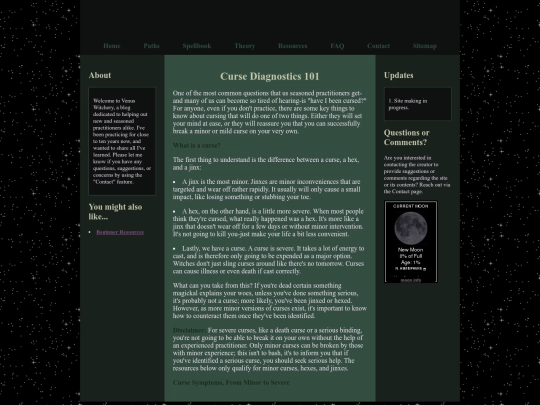 cursediagnostics screenshot