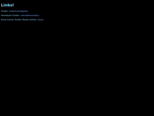links screenshot