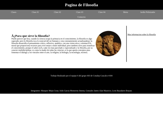 Clases screenshot
