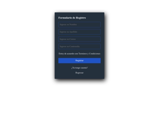 Formulario screenshot