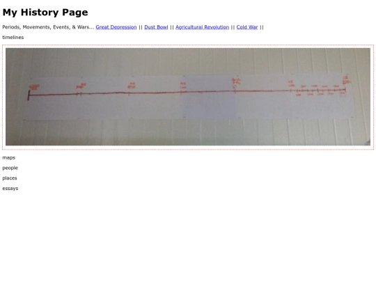 history screenshot