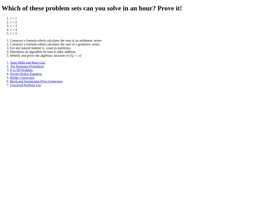 science201021mathproblems screenshot