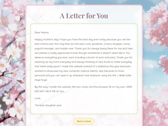 letter screenshot