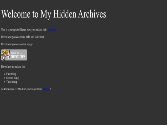index screenshot