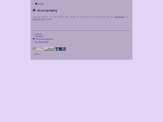 discography screenshot