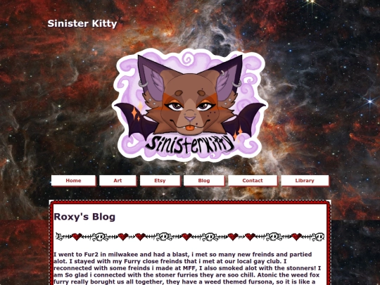 blog screenshot