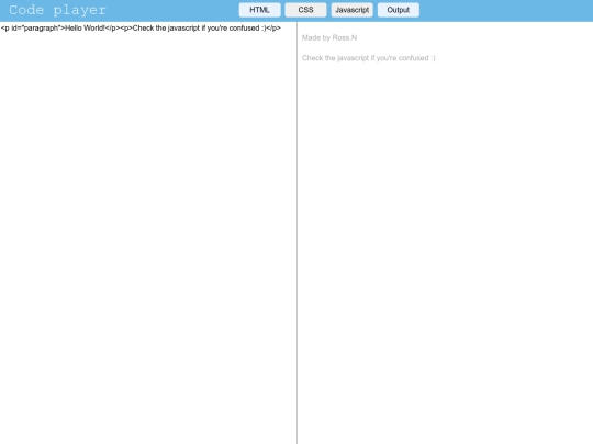 codePlayer screenshot