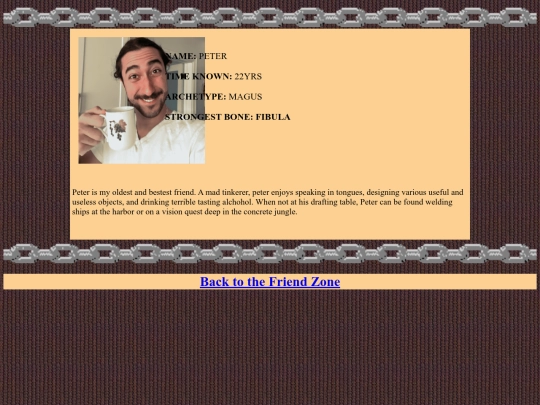friends/peter screenshot