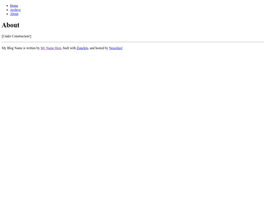 zonelets/about screenshot