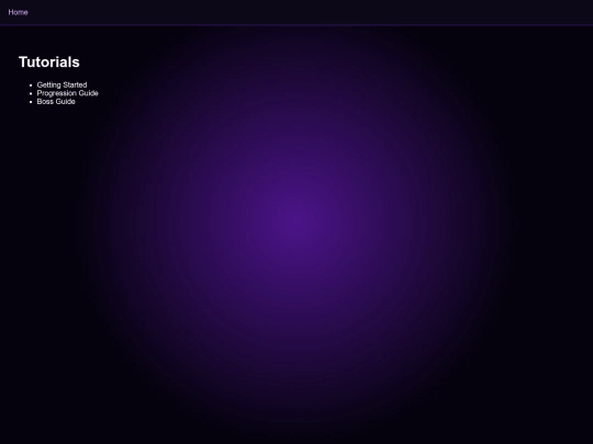 tutorials screenshot