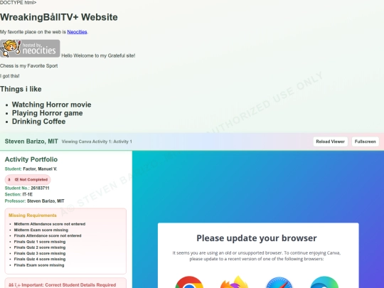 index screenshot