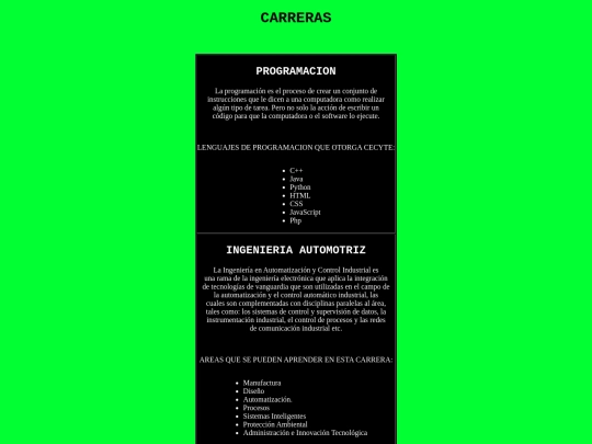paginas/BASES/carreras screenshot