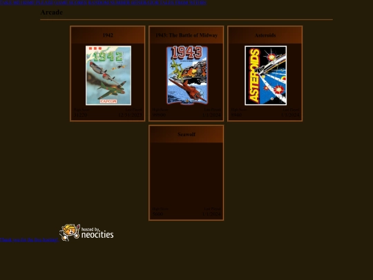 game-scores screenshot
