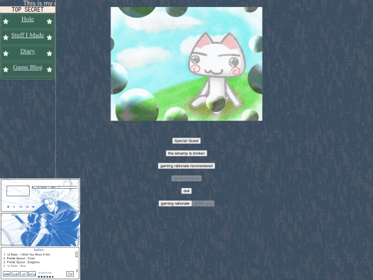 Diary screenshot