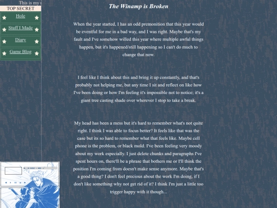 diarywinamp screenshot