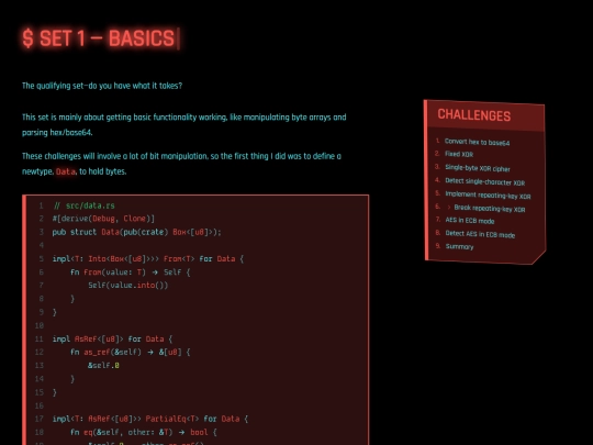 learning/cryptopals/set1 screenshot