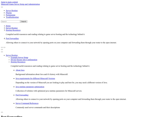 1 Server Hosting/3 Hosting Resources/r_port_forwarding screenshot