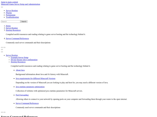 1 Server Hosting/3 Hosting Resources/r_server_command_references screenshot