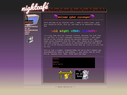 index screenshot