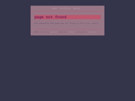 zonelets/not_found screenshot
