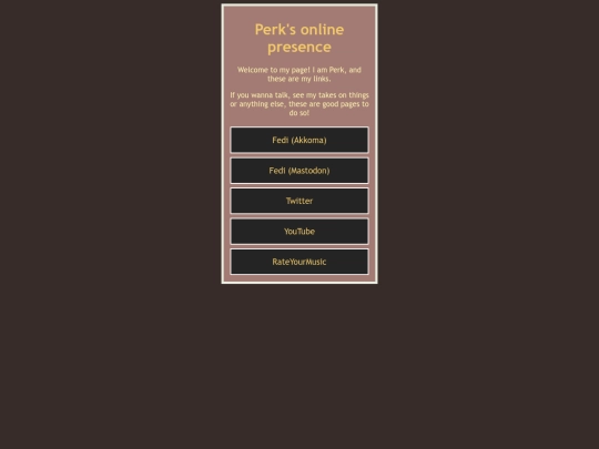 links screenshot
