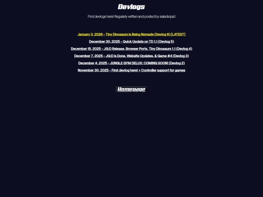 devlogs screenshot