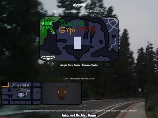videos screenshot