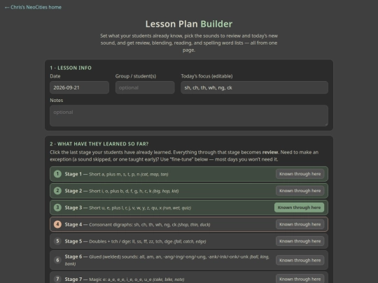basic-reading/lesson-plan-builder screenshot