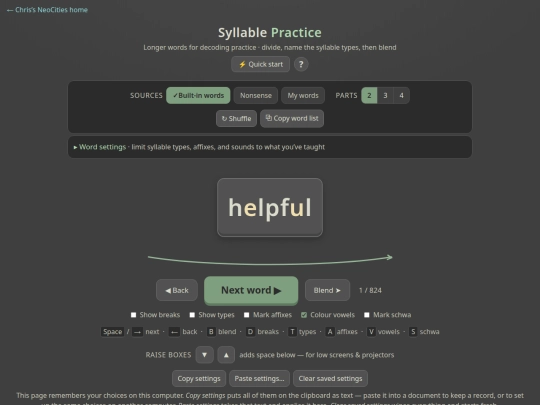 basic-reading/syllable-practice screenshot