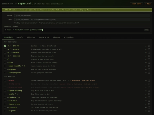 command-line-guis/cli-gui-rsync screenshot