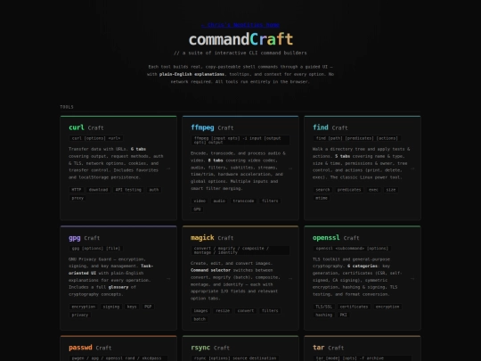 command-line-guis screenshot