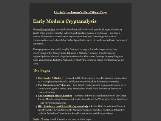 early-modern-crypto screenshot