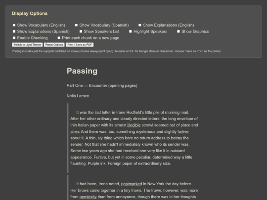 enhanced-readings/passing screenshot