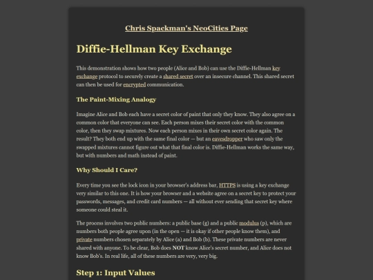 simplified-diffie-hellman/simplified-diffie-hellman screenshot
