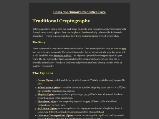 traditional-cryptography screenshot
