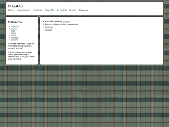projects screenshot