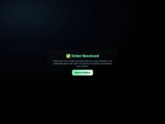Securesite/success screenshot
