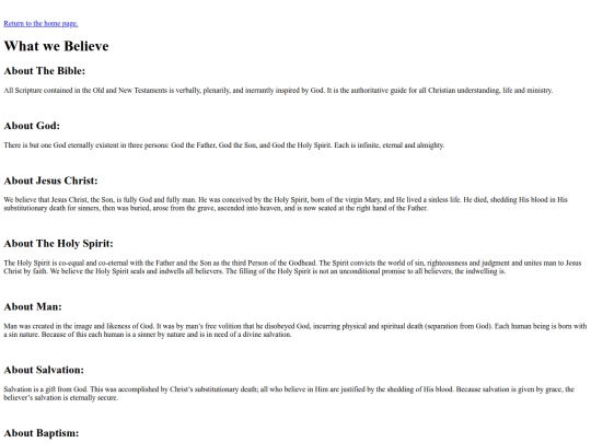 webpage/beliefs screenshot