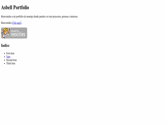 index screenshot