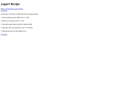 yogurt screenshot