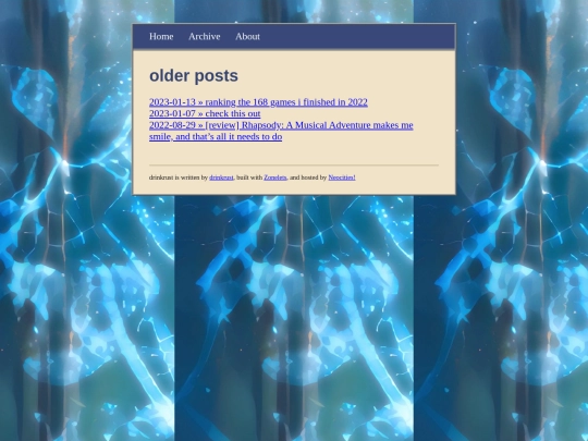 archive screenshot