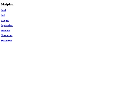 matplan/liste screenshot