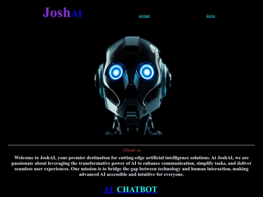 joshAi/josh screenshot