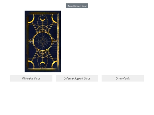 tarot screenshot