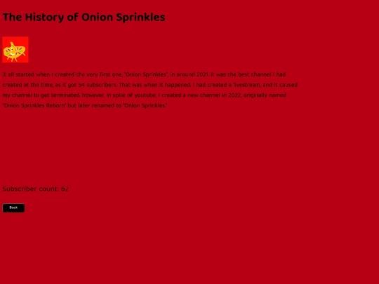 History screenshot