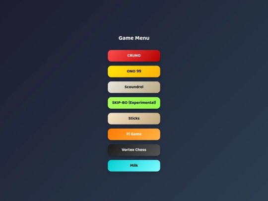 app/menu screenshot