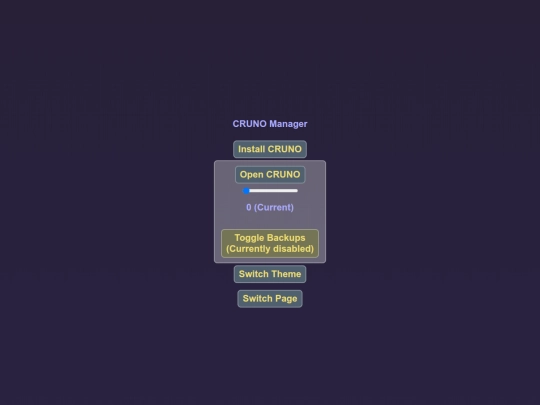 cruno screenshot