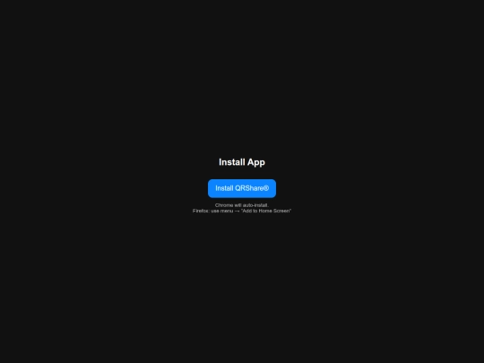 qrshare screenshot