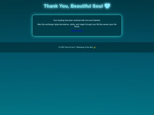 thankyou screenshot